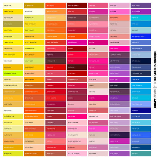 COLOR CHART